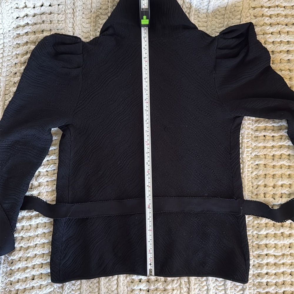 Ralph Lauren Belted Knit Sweater Cardigan. Black. Size S - Picture 9 of 12